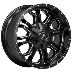 Armed Wheels Cannon Matte Black Milled 20x9 0 6x135mm 108.2mm
