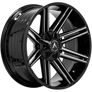 Armed Wheels Chopper Gloss Black Machined 22x10 -18 8x165.1mm 125.1mm