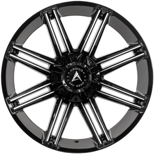 Armed Wheels Chopper Gloss Black Machined 22x12 -44 Custom 125.1mm