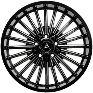 Armed Wheels Force Gloss Black Milled 20x9 +12 5x127mm 78.1mm