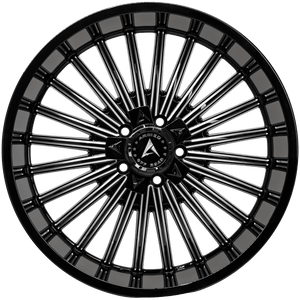 Armed Wheels Force Gloss Black Milled 22x10 -18 5x127mm 78.1mm