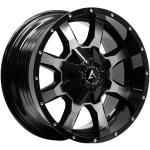 Armed Wheels Frontline Gloss Black Machined Face 18x9 +15 8x165.1mm 125.1mm