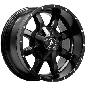 Armed Wheels Frontline Satin Black Milled Holes 18x9 0 5x139.7mm 110.1mm