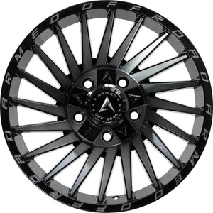 Armed Wheels Militia Gloss Black Machined + Tint 17x9 +12 6x135mm 108.1mm
