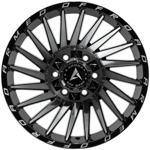 Armed Wheels Militia Gloss Black Machined + Tint 18x9 +12 6x135mm 108.1mm