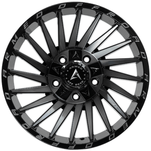 Armed Wheels Militia Gloss Black Machined + Tint 18x9 +12 5x139.7mm 110.1mm