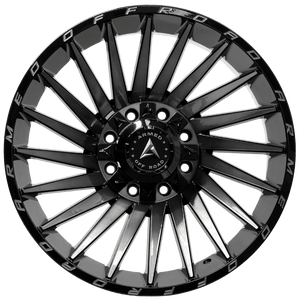 Armed Wheels Militia Gloss Black Machined + Tint 22x10 -18 8x165.1mm 125.1mm