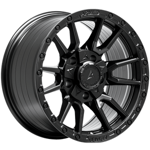 Armed Wheels Spear Full Satin Black 17x9 +12 5x127mm 78.1mm