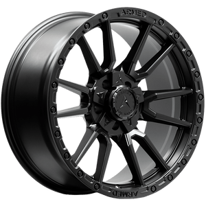 Armed Wheels Spear Full Satin Black 20x9 0 5x127mm 78.1mm