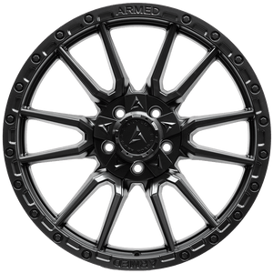 Armed Wheels Spear Full Satin Black 20x9 0 5x127mm 78.1mm