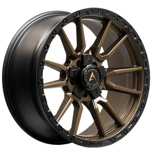 Armed Wheels Spear Satin Black + Satin Bronze Center 20x9 +12 5x127mm 78.1mm