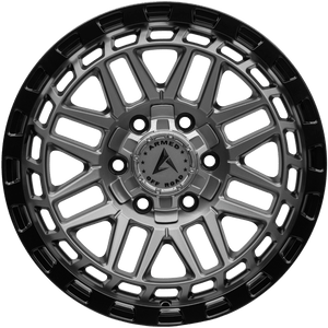 Armed Wheels Tank Matte Black + Gunmetal Face 17x9 0 6x135mm 108.1mm