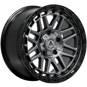 Armed Wheels Tank Matte Black + Gunmetal Face 18x9 +12 5x127mm 78.1mm