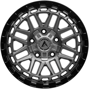 Armed Wheels Tank Matte Black + Gunmetal Face 17x9 +25 5x113mm 78.1mm