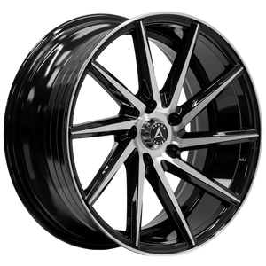 Armed Wheels .38 CAL Gloss Black Machined Face 18x8 +37 5x113mm 74.1mm