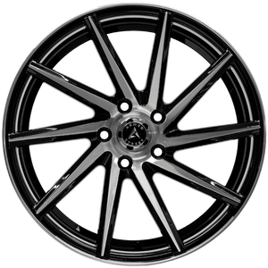 Armed Wheels .38 CAL Gloss Black Machined Face 18x8 +37 5x113mm 74.1mm
