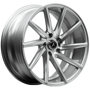 Armed Wheels .38 CAL Gloss Silver Machined Face 18x8 +35 5x113mm 74.1mm