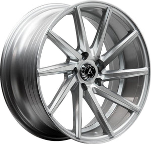Armed Wheels .38 CAL Gloss Silver Machined Face 19x8.5 +35 5x113mm 74.1mm