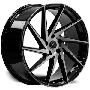 Armed Wheels 9MM Gloss Black Machined Face 20x8.5 +32 5x120mm 74.1mm