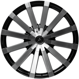 Armed Wheels Outlaw Gloss Black Machined Face 22x9.5 +25 6x135mm 87.1mm