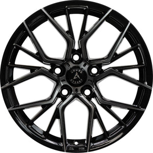 Armed Wheels Tactical Gloss Black Machined + Black Clear Coat 20x10 +37 5x113mm 74.1mm