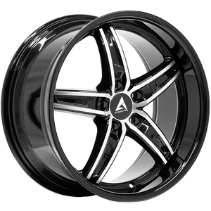 Armed Wheels Boss Black Machined Face Black Lip 18x9 +37 5x113mm 74.1mm