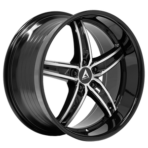 Armed Wheels Boss Black Machined Face Black Lip 20x10 +20 Custom 74.1mm
