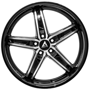 Armed Wheels Boss Black Machined Face Black Lip 20x10 +20 Custom 74.1mm