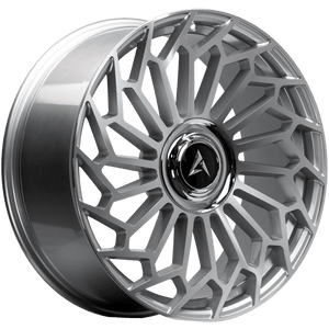 Armed Wheels Cartel Silver Machined 22x9 +25 6x135mm 108.1mm