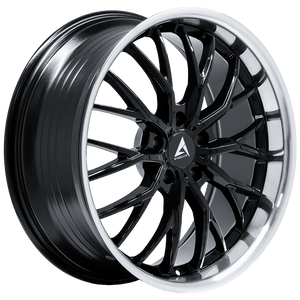 Armed Wheels Czar Black Face+ Black Machined Lip 20x8.5 +20 Custom 74.1mm