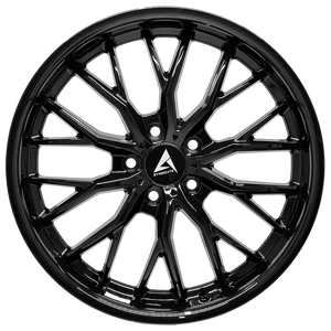 Armed Wheels Czar Full Gloss Black 19x9.5 +20 Custom 74.1mm