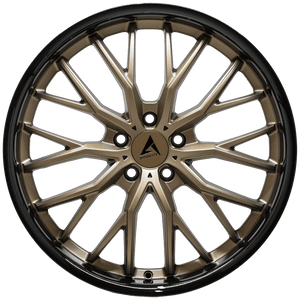 Armed Wheels Czar Matte Bronze + Black Barrel 20x8.5 +30 5x127mm 74.1mm