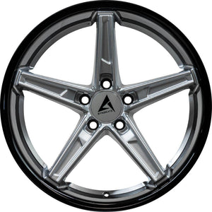 Armed Wheels Don Gloss Silver Face + Gloss Black Lip 19x8.5 +35 5x113mm 74.1mm