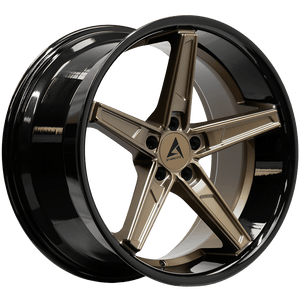 Armed Wheels Don Matte Bronze Face + Gloss Black Lip 20x10.5 +38 5x120mm 74.1mm