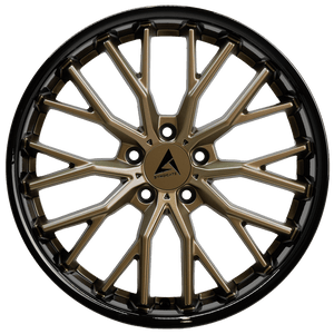Armed Wheels Shank Matte Bronze Face + Gloss Black Lip 19x8.5 +35 5x109mm 74.1mm