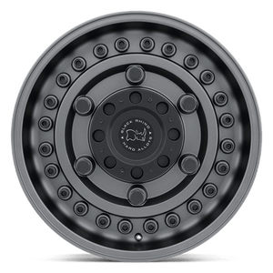 Black Rhino ARMORY Gun Black 17x9.5 +6 8x165.1mm 122.4mm - Wheelwiz