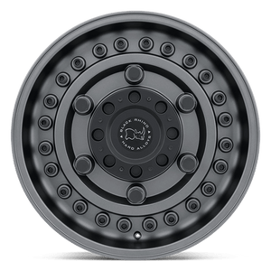 Black Rhino ARMORY Gun Black 17x9.5 +6 8x165.1mm 122.4mm - Wheelwiz