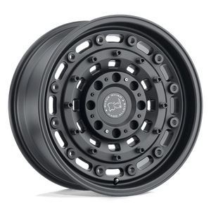 Black Rhino ARSENAL Textured Matte Black 17x8 +30 5x127mm 71.5mm - Wheelwiz