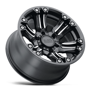 Black Rhino ASAGAI Matte Black & Machined W/ Stainless Bolts 20x9.5 -18 6x139.7mm 112.1mm - WheelWiz