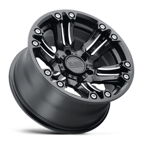 Black Rhino ASAGAI Matte Black & Machined 17x8.5 0 6x135mm 87.1mm - Wheelwiz