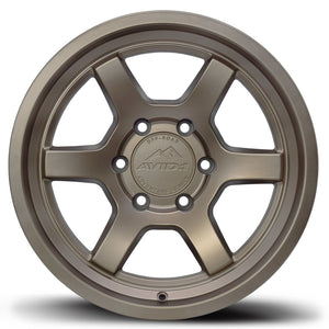 AVID.1 AT-01 Matte Bronze 17x9 -12 6x139.7mm 106.1mm - Wheelwiz
