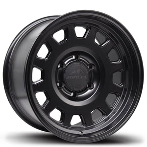 AVID.1 AT-03 Matte Black 17x9 -12 6x139.7mm 106.1mm - Wheelwiz