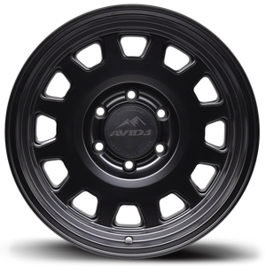 AVID.1 AT-03 Matte Black 17x9 -12 6x139.7mm 106.1mm - Wheelwiz
