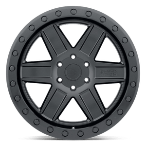 Black Rhino ATTICA Matte Black W/ Black Ring 20x9.5 +12 5x150mm 110.1mm - Wheelwiz