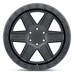 Black Rhino ATTICA Matte Black W/ Black Ring 18x9.5 +12 6x135mm 87.1mm - WheelWiz