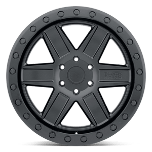 Black Rhino ATTICA Matte Black W/ Black Ring 20x9.5 -18 6x139.7mm 112.1mm - Wheelwiz