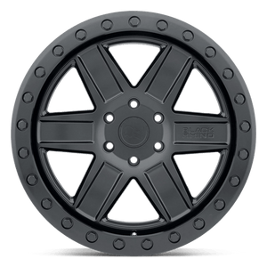 Black Rhino ATTICA Matte Black W/ Black Ring 20x9.5 0 5x139.7mm 78.1mm - Wheelwiz