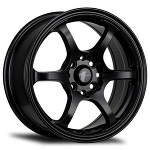AVID.1 AV-02 Matte Black 15x6.5 +38 4x100|4x114.3mm 73.1mm - Wheelwiz