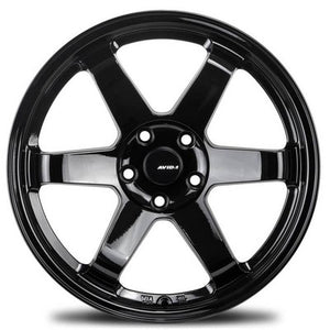 AVID.1 AV-06 Gloss Black 18x8.5 +35 5x114.3mm 73.1mm - Wheelwiz