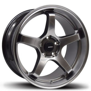 AVID.1 AV-28 Hyper Black 18x8.5 +35 5x114.3mm 73.1mm - Wheelwiz